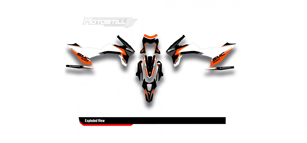 KTM 690 SMC-R  GRAPHIC STICKER SET - DECAL KIT