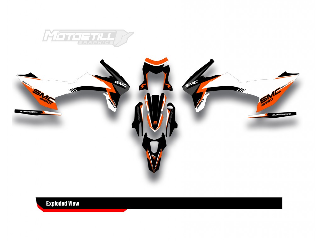 KTM 690 SMC-R  GRAPHIC STICKER SET - DECAL KIT