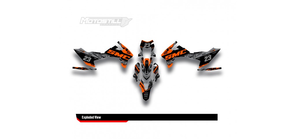 KTM 690 SMC-R  GRAPHIC STICKER SET - DECAL KIT