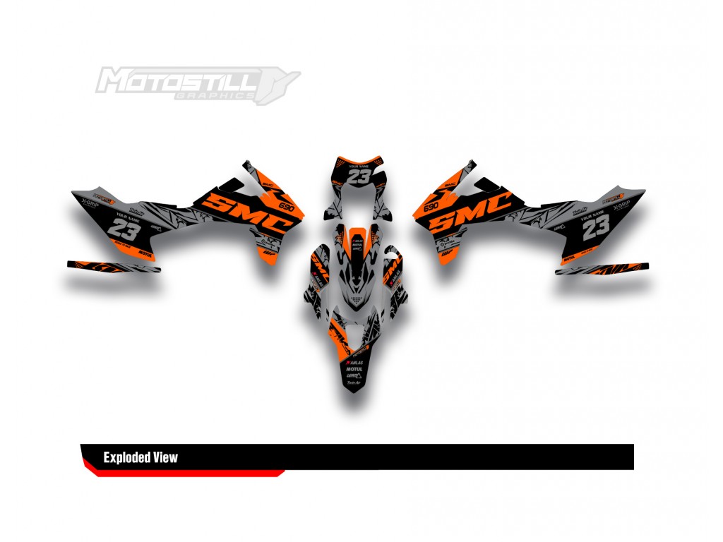 KTM 690 SMC-R  GRAPHIC STICKER SET - DECAL KIT