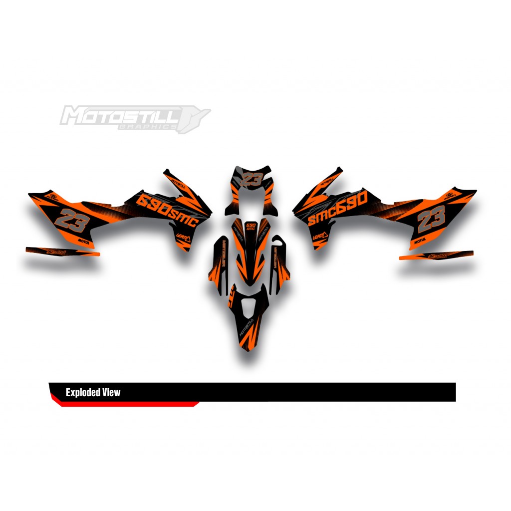 KTM 690 SMC-R  GRAPHIC STICKER SET - DECAL KIT
