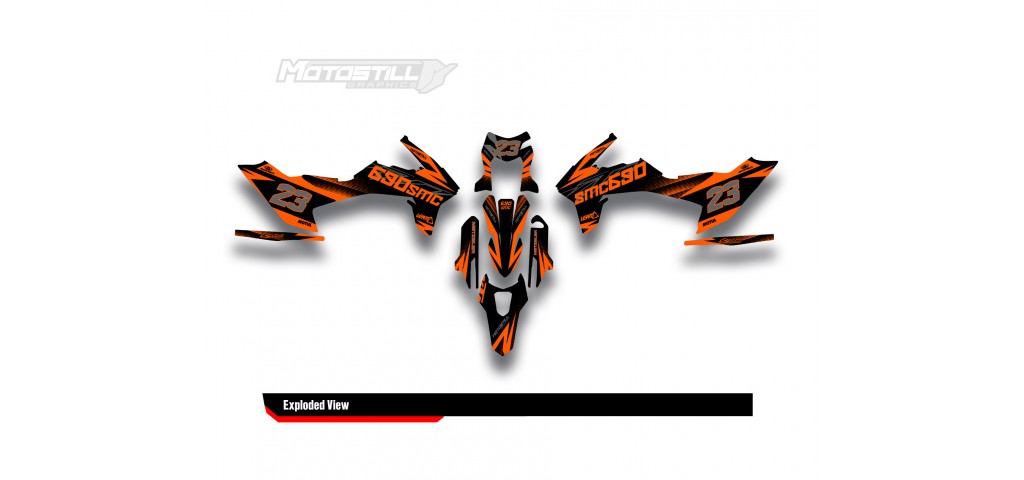 KTM 690 SMC-R  GRAPHIC STICKER SET - DECAL KIT
