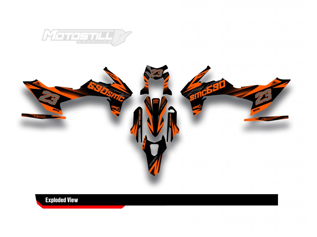 KTM 690 SMC-R  GRAPHIC STICKER SET - DECAL KIT