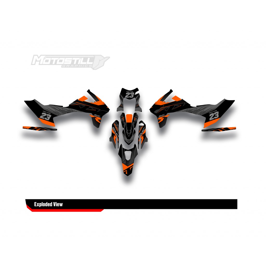 KTM 690 SMC-R  GRAPHIC STICKER SET - DECAL KIT