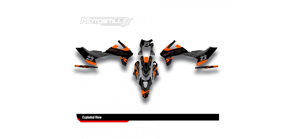 KTM 690 SMC-R  GRAPHIC STICKER SET - DECAL KIT