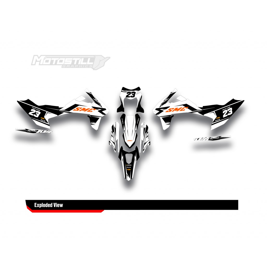 KTM 690 SMC-R  GRAPHIC STICKER SET - DECAL KIT
