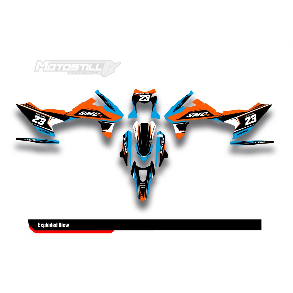 KTM 690 SMC-R  GRAPHIC STICKER SET - DECAL KIT