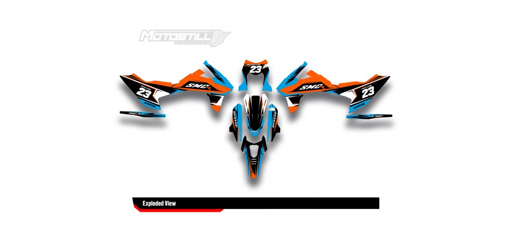 KTM 690 SMC-R  GRAPHIC STICKER SET - DECAL KIT