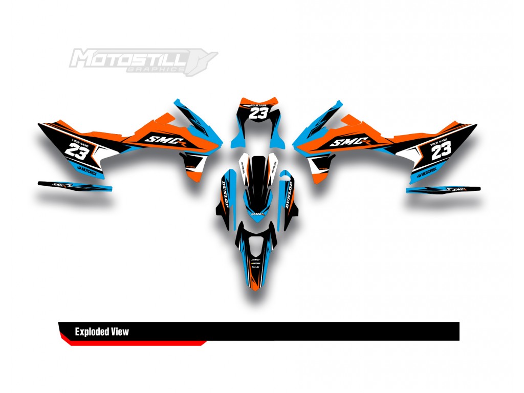 KTM 690 SMC-R  GRAPHIC STICKER SET - DECAL KIT