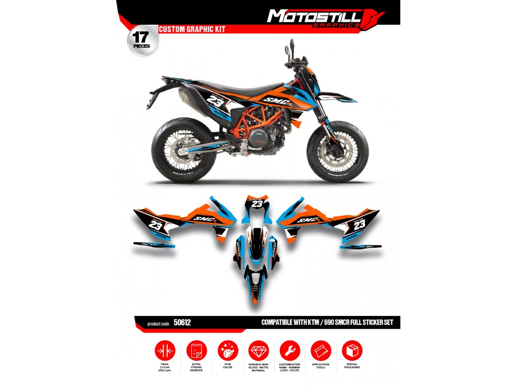 KTM 690 SMC-R  GRAPHIC STICKER SET - DECAL KIT