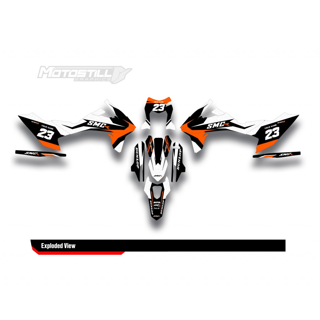 KTM 690 SMC-R  GRAPHIC STICKER SET - DECAL KIT