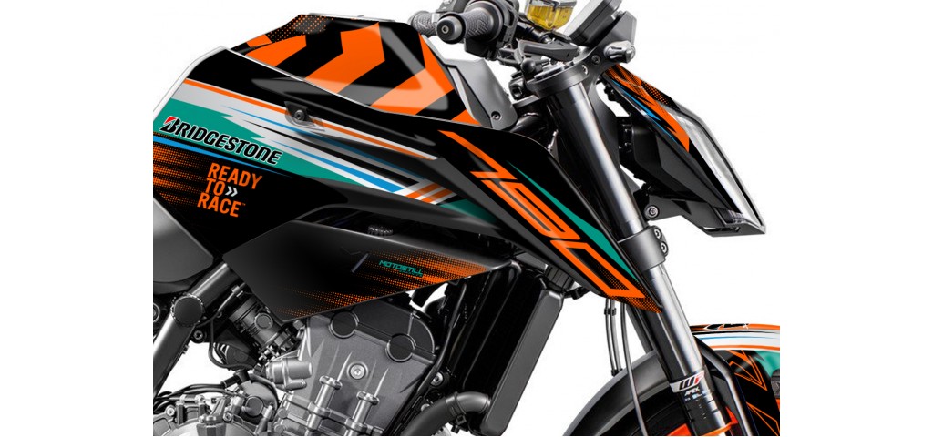 KTM DUKE 790 / 890 GRAPHIC SET - DECAL KIT 
