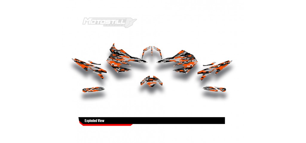 KTM DUKE 790 / 890 GRAPHIC STICKER SET - DECAL KIT 