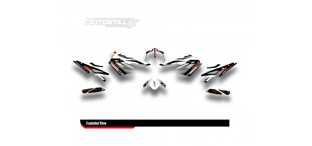 KTM DUKE 790 / 890 GRAPHIC STICKER SET - DECAL KIT 