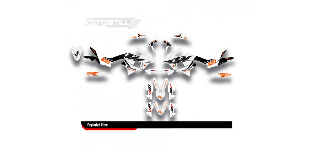 KTM 790/890 - ADV / ADV-R 2018-2022 GRAPHIC STICKER SET - DECAL KIT