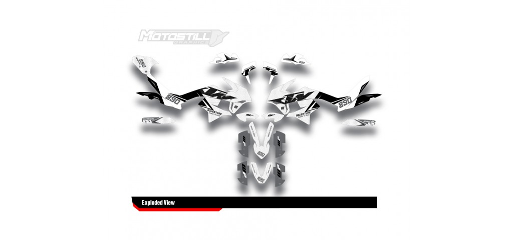 KTM 790/890 - ADV / ADV-R 2018-2022 GRAPHIC STICKER SET - DECAL KIT