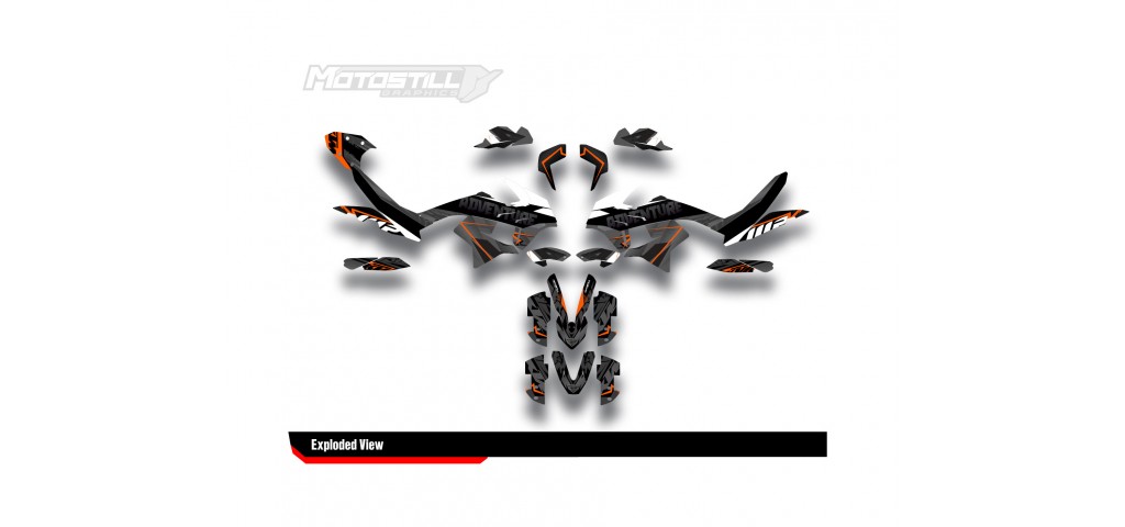 KTM 790/890 - ADV / ADV-R 2018-2022 GRAPHIC STICKER SET - DECAL KIT