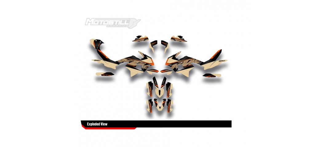KTM 790/890 - ADV / ADV-R 2018-2022 GRAPHIC STICKER SET - DECAL KIT