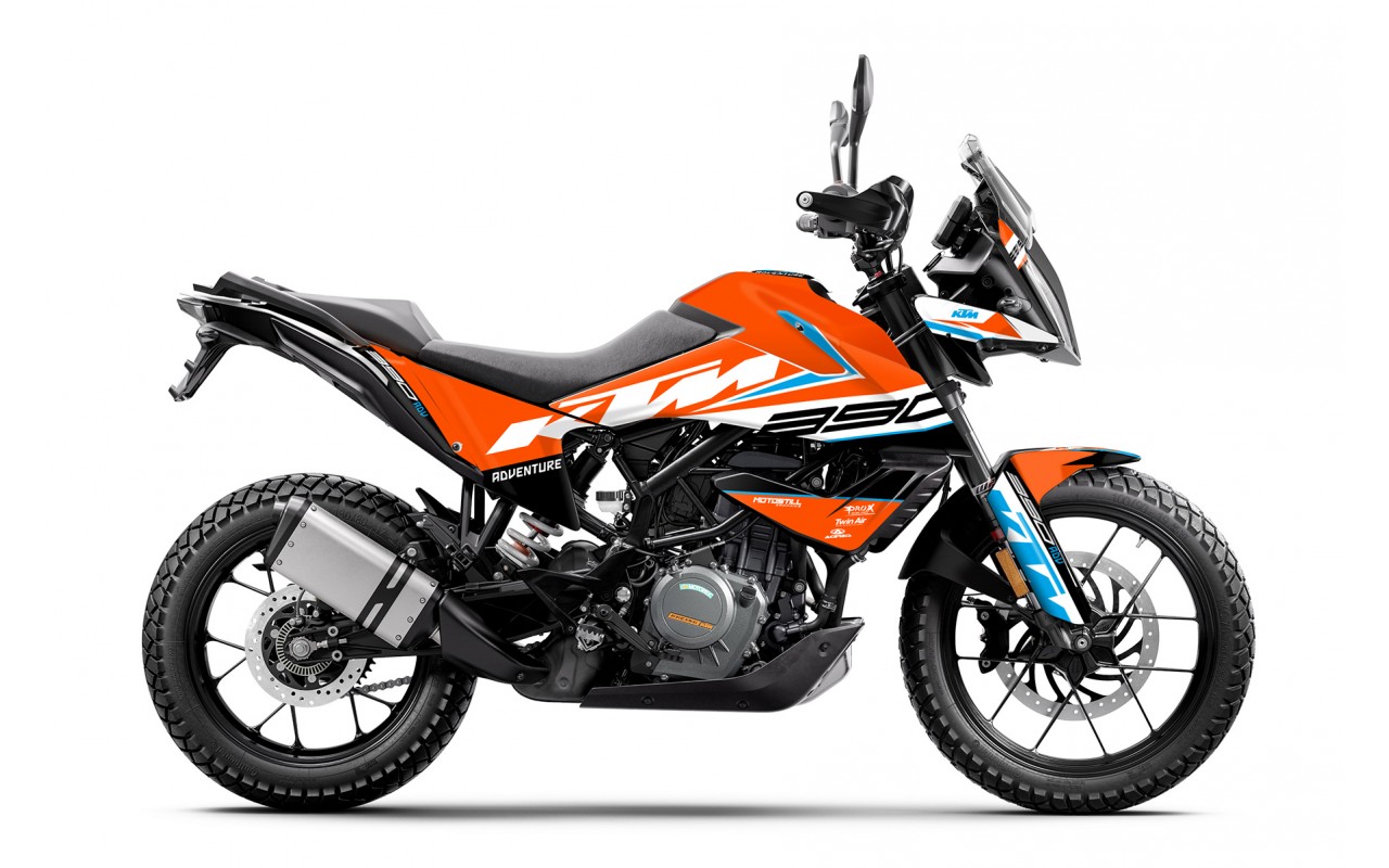 KTM 250 - 390 ADV GRAPHIC - STICKER SET - DECAL KIT 