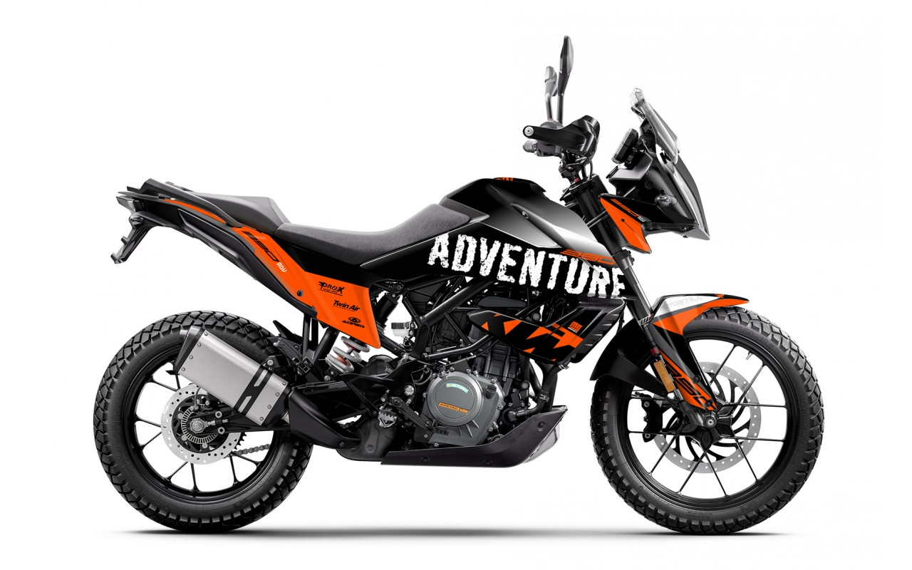 KTM 250 - 390 ADV GRAPHIC - STICKER SET - DECAL KIT 