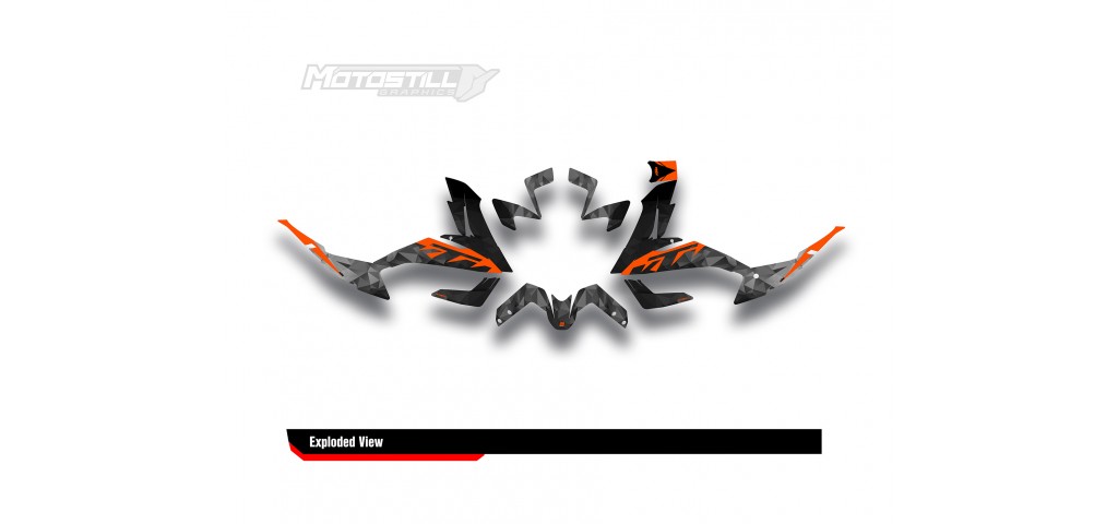KTM 250 - 390 ADV GRAPHIC SET / DECAL KIT