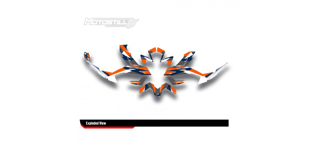KTM 250 - 390 ADV GRAPHIC SET / DECAL KIT
