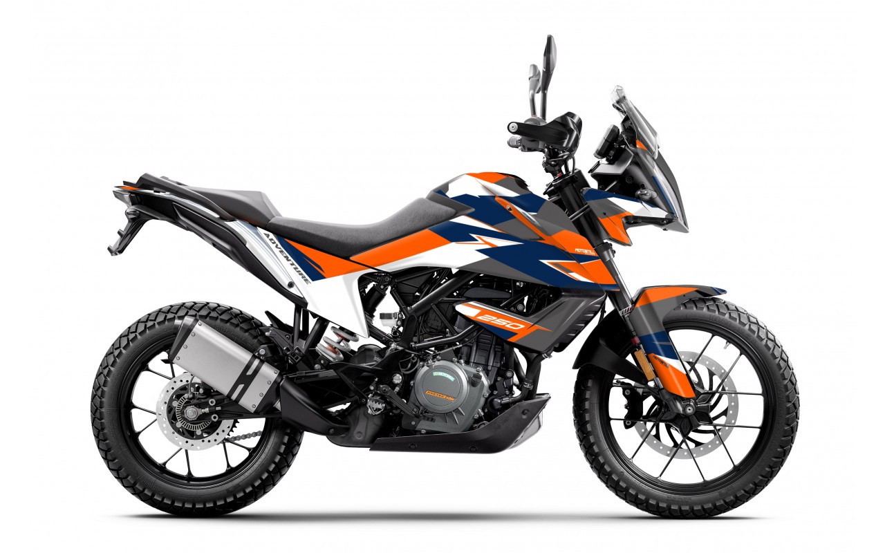KTM 250 - 390 ADV GRAPHIC - STICKER SET - DECAL KIT 
