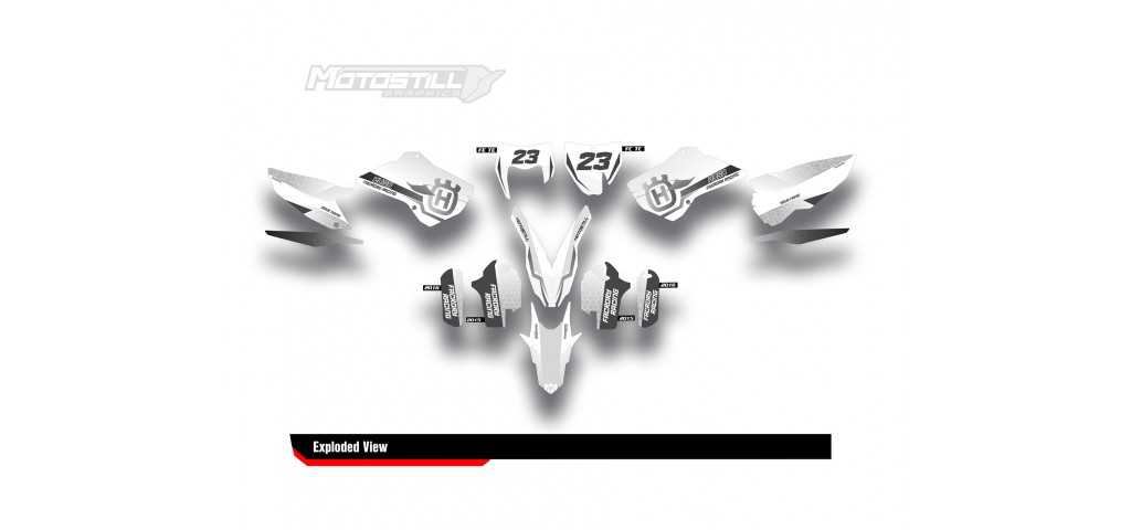 HUSQVARNA TC - FC - TE - FE - FS GRAPHIC STICKER SET - DECAL KIT