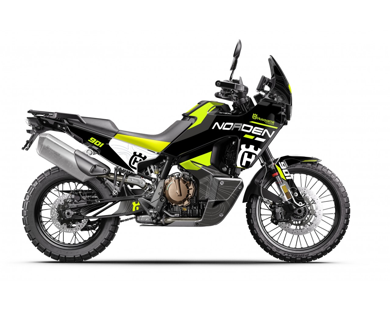 HUSQVARNA NORDEN 901 GRAPHIC STICKER SET - DECAL KIT