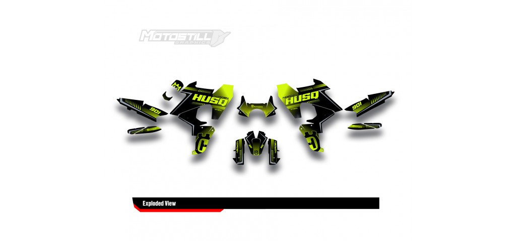 HUSQVARNA NORDEN 901 GRAPHIC STICKER SET - DECAL KIT