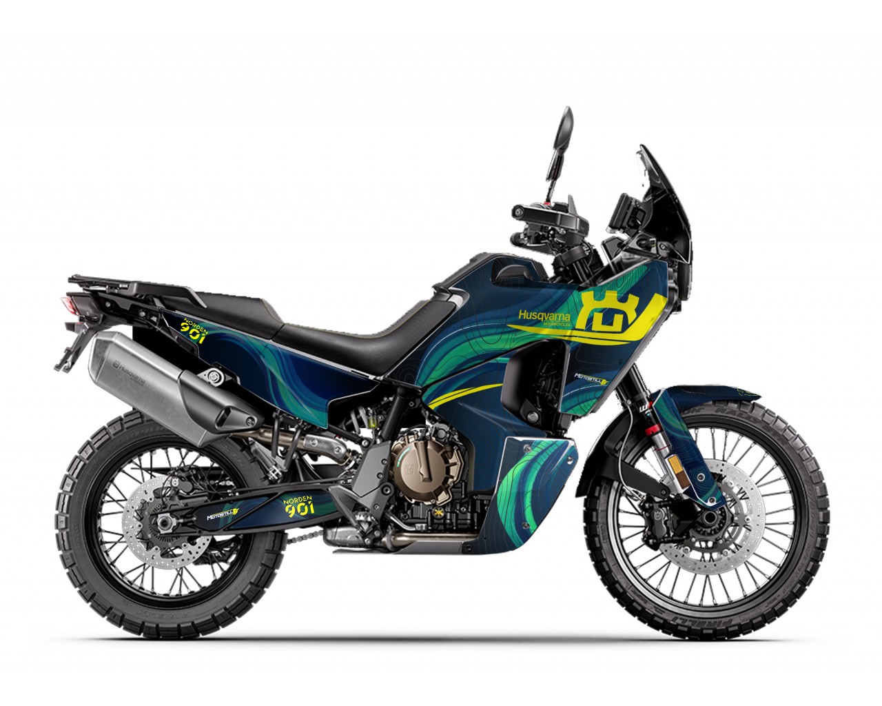 HUSQVARNA NORDEN 901 GRAPHIC STICKER SET - DECAL KIT