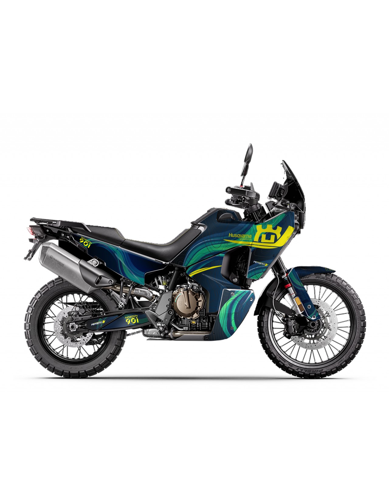 HUSQVARNA NORDEN 901 GRAPHIC STICKER SET - DECAL KIT