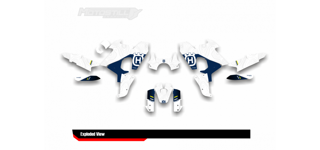 HUSQVARNA NORDEN 901 GRAPHIC STICKER SET - DECAL KIT