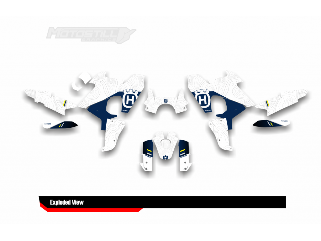 HUSQVARNA NORDEN 901 GRAPHIC STICKER SET - DECAL KIT