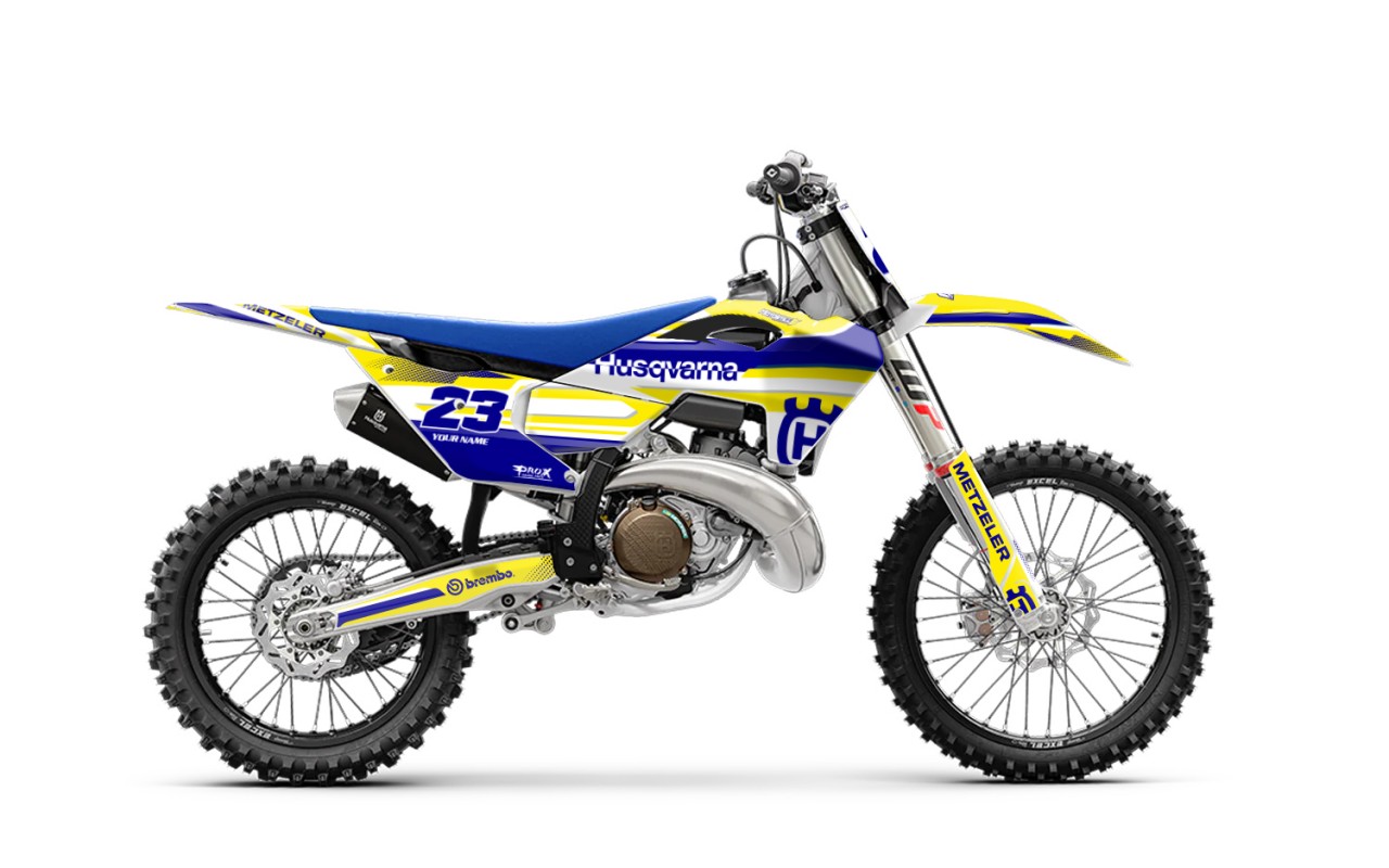 HUSQVARNA TC - FC - TE - FE - FS GRAPHIC STICKER SET - DECAL KIT