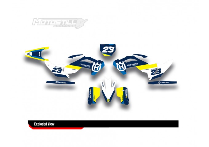 HUSQVARNA TC - FC 250 2023 GRAPHIC STICKER SET - DECAL KIT