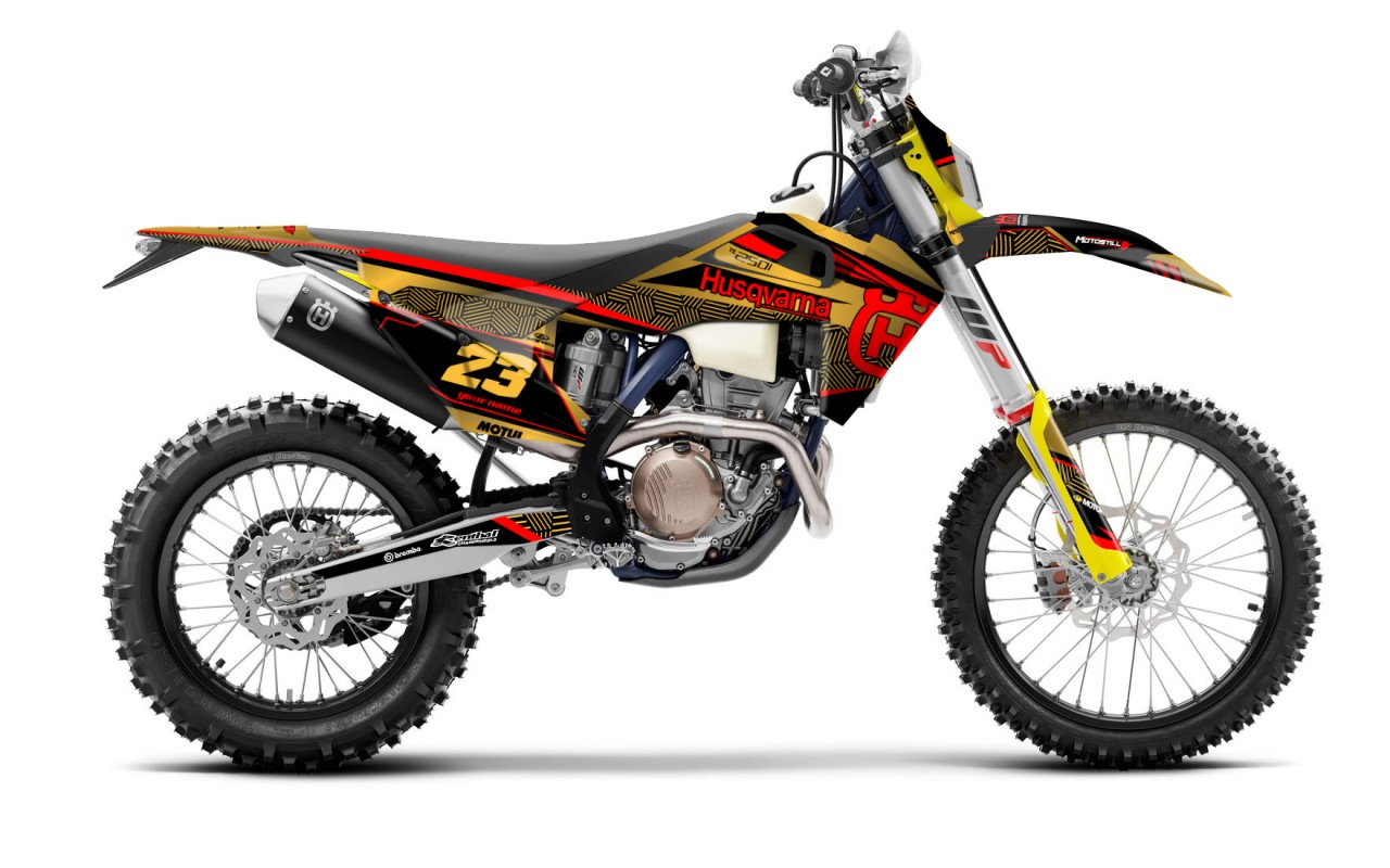HUSQVARNA TC - FC - TE - FE - FS GRAPHIC STICKER SET - DECAL KIT