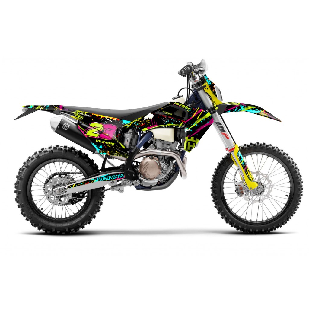 HUSQVARNA TC - FC - TE - FE - FS GRAPHIC STICKER SET - DECAL KIT