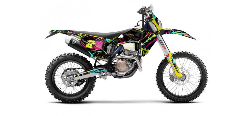 HUSQVARNA TC - FC - TE - FE - FS GRAPHIC STICKER SET - DECAL KIT