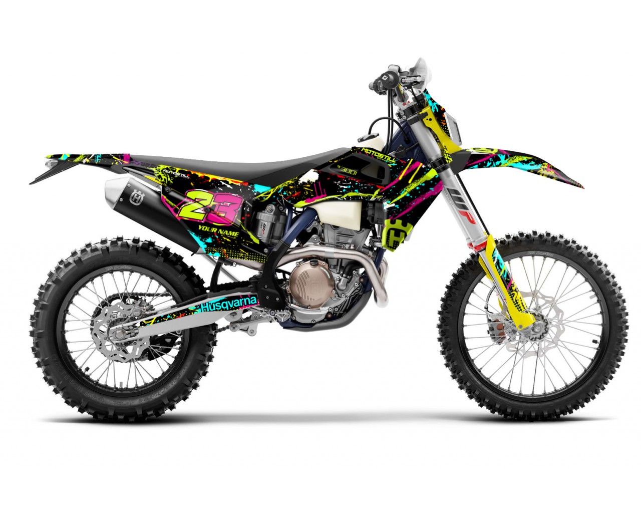 HUSQVARNA TC - FC - TE - FE - FS GRAPHIC STICKER SET - DECAL KIT