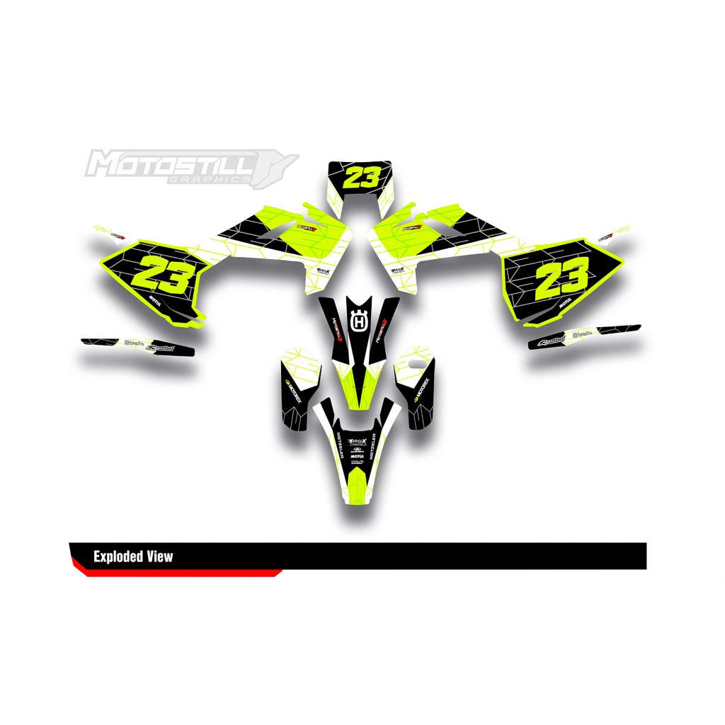 HUSQVARNA TC - FC - TE - FE - FS GRAPHIC STICKER SET - DECAL KIT