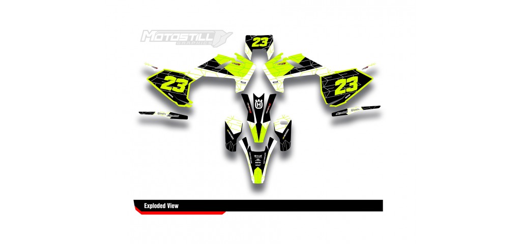 HUSQVARNA TC - FC - TE - FE - FS GRAPHIC STICKER SET - DECAL KIT