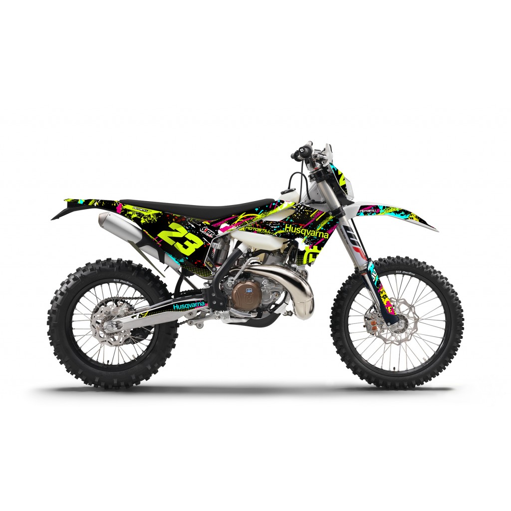 HUSQVARNA TC - FC - TE - FE - FS GRAPHIC STICKER SET - DECAL KIT