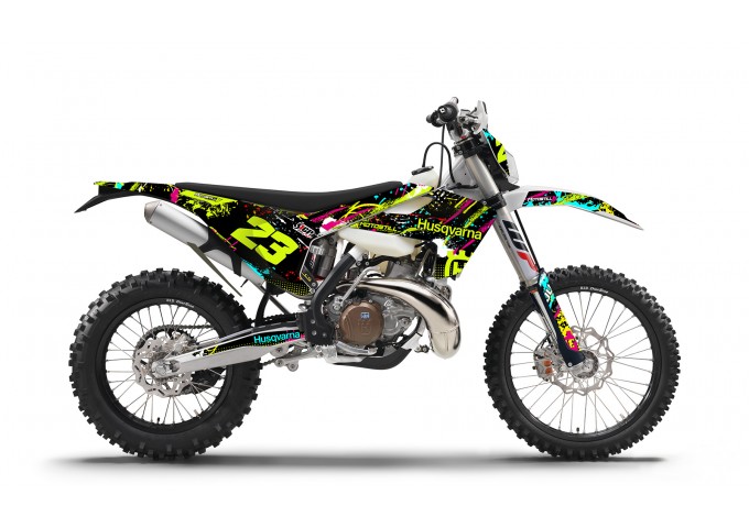 HUSQVARNA TC - FC - TE - FE - FS GRAPHIC STICKER SET - DECAL KIT