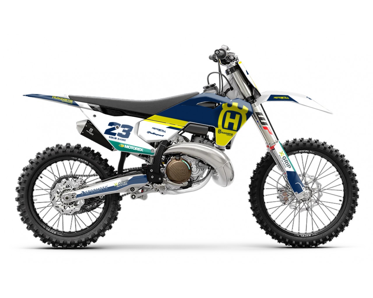HUSQVARNA TC - FC - TE - FE - FS GRAPHIC STICKER SET - DECAL KIT