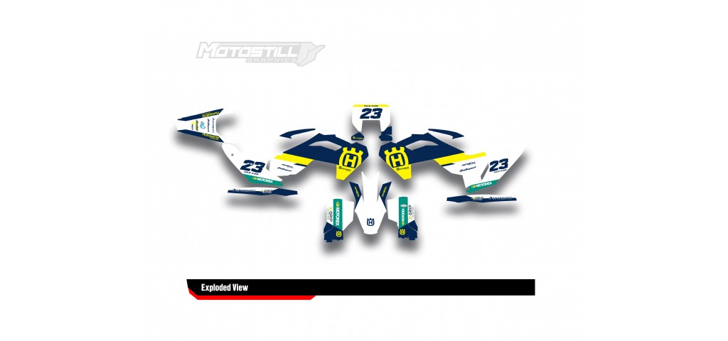 HUSQVARNA TC - FC - TE - FE - FS GRAPHIC STICKER SET - DECAL KIT