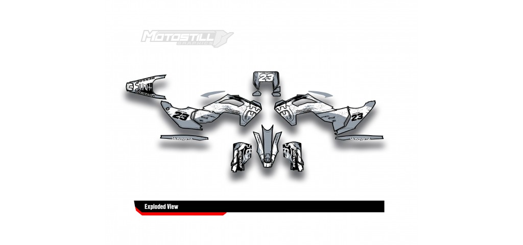 HUSQVARNA TC - FC - TE - FE - FS GRAPHIC STICKER SET - DECAL KIT