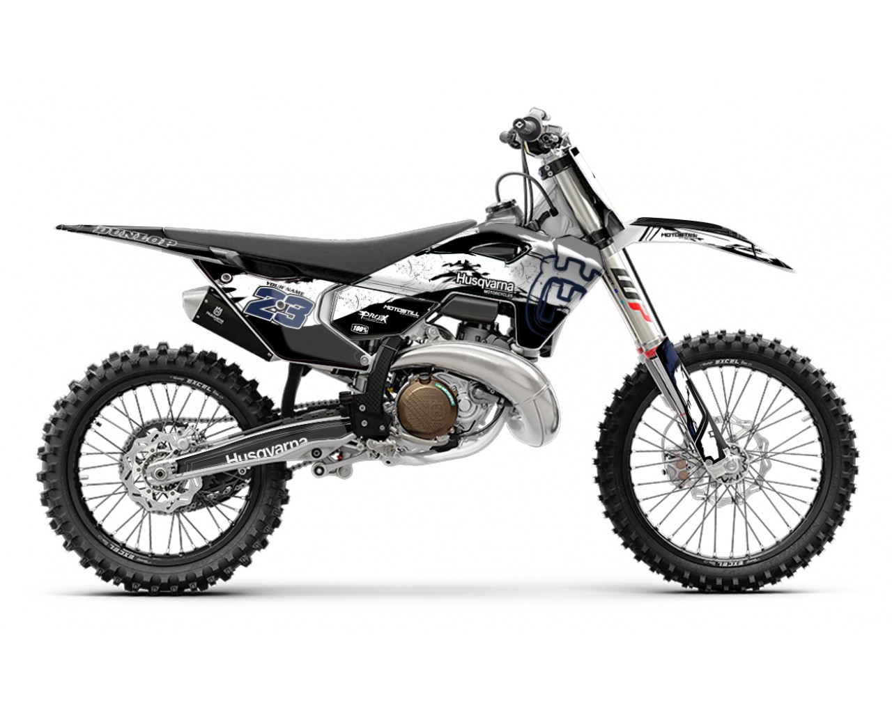 HUSQVARNA TC - FC - TE - FE - FS GRAPHIC STICKER SET - DECAL KIT