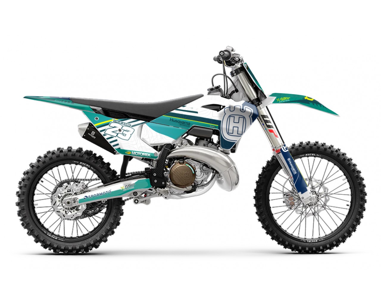 HUSQVARNA TC - FC - TE - FE - FS GRAPHIC STICKER SET - DECAL KIT