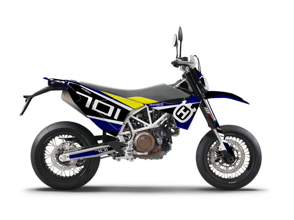 HUSQVARNA 701 GRAPHIC STICKER SET - DECAL KIT